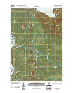 Passadumkeag 2011 topographic map thumbnail