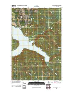 Paulette Brook 2011 topographic map thumbnail