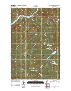 Pelletier Brook Lakes 2011 topographic map thumbnail