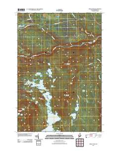 Pierce Pond 2011 topographic map thumbnail