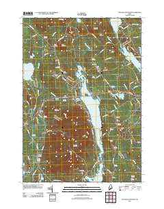 Pleasant Mountain 2011 topographic map thumbnail