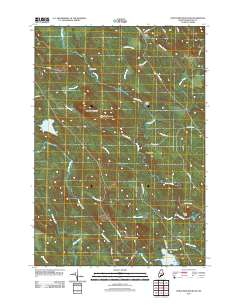 Porcupine Mountain 2011 topographic map thumbnail