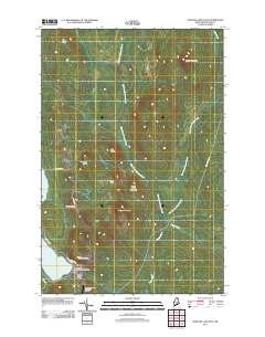 Portage Lake East 2011 topographic map thumbnail