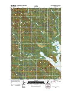 Portage Lake West 2011 topographic map thumbnail