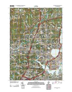 Portland West 2011 topographic map thumbnail