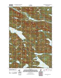 Rainbow Lake East 2011 topographic map thumbnail