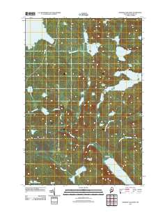 Rainbow Lake West 2011 topographic map thumbnail