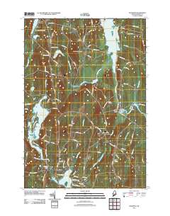 Readfield 2011 topographic map thumbnail