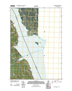 Robbinston 2011 topographic map thumbnail