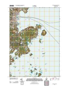 Rockland 2011 topographic map thumbnail