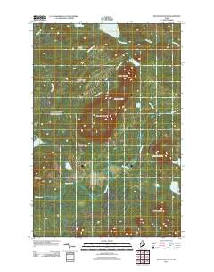 Round Mountain 2011 topographic map thumbnail