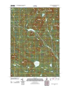 Russell Mountain 2011 topographic map thumbnail