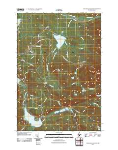 Saddleback Mountain 2011 topographic map thumbnail