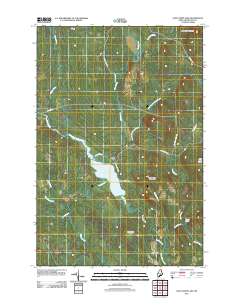 Saint Croix Lake 2011 topographic map thumbnail