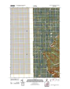 Sandy Bay Mountain 2011 topographic map thumbnail