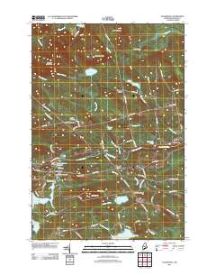 Sangerville 2011 topographic map thumbnail