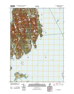 Seal Harbor 2011 topographic map thumbnail
