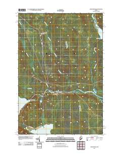 Seboomook 2011 topographic map thumbnail