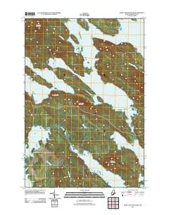 Dark Cove Mountain 2011 topographic map thumbnail