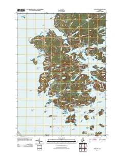 Deer Isle 2011 topographic map thumbnail