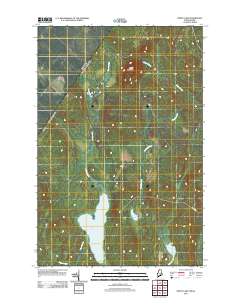 Depot Lake 2011 topographic map thumbnail