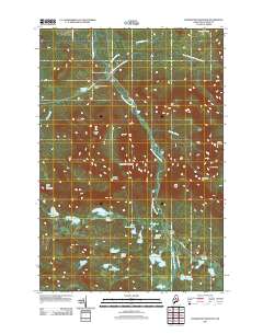Doubletop Mountain 2011 topographic map thumbnail
