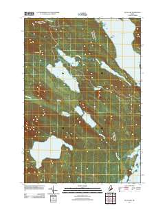 Duck Lake 2011 topographic map thumbnail