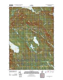 East Carry Pond 2011 topographic map thumbnail