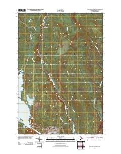 East Millinocket 2011 topographic map thumbnail