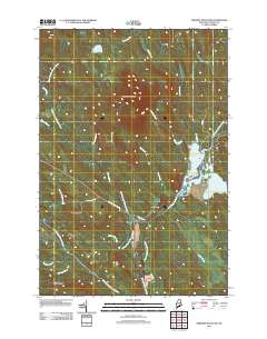 Ebeemee Mountain 2011 topographic map thumbnail