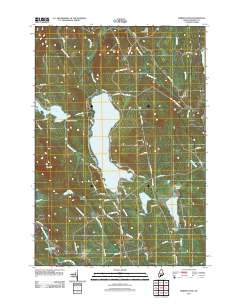 Embden Pond 2011 topographic map thumbnail