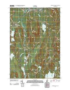 Farmington Falls 2011 topographic map thumbnail