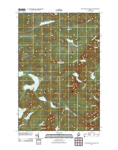 Fifth Musquacook Lake 2011 topographic map thumbnail