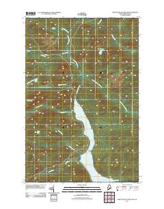 First Musquacook Lake 2011 topographic map thumbnail