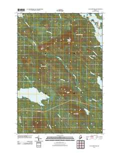 Fletcher Peak 2011 topographic map thumbnail