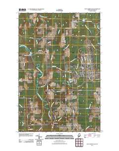 Fort Fairfield NW 2011 topographic map thumbnail