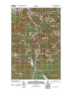 Fort Kent South 2011 topographic map thumbnail