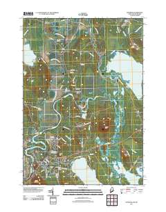 Fryeburg 2011 topographic map thumbnail