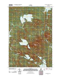 Gassabias Lake 2011 topographic map thumbnail