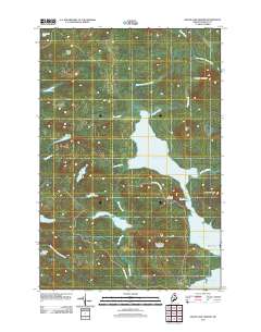 Grand Lake Seboeis 2011 topographic map thumbnail