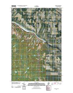 Hamlin 2011 topographic map thumbnail