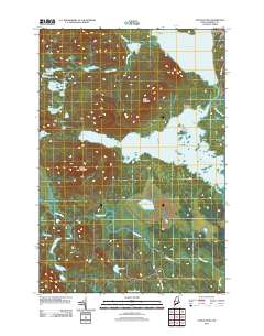 Attean Pond 2011 topographic map thumbnail