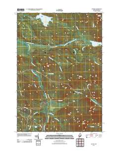 B Pond 2011 topographic map thumbnail