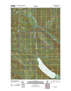 Baker Lake 2011 topographic map thumbnail