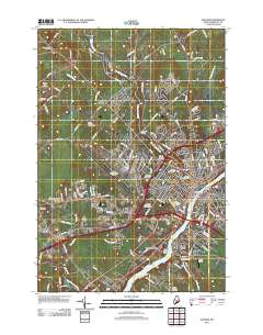 Bangor 2011 topographic map thumbnail