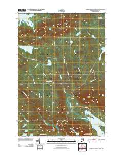 Barren Mountain West 2011 topographic map thumbnail