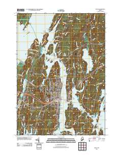 Bath 2011 topographic map thumbnail