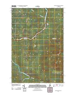 Beaver Pond SE 2011 topographic map thumbnail