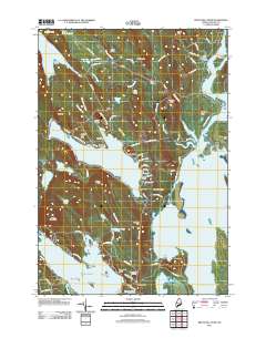 Beech Hill Pond 2011 topographic map thumbnail