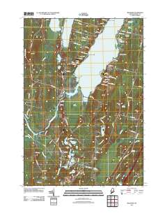Belgrade 2011 topographic map thumbnail